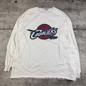 Y2K Cleveland Cavs Long Sleeve Shirt LeBron Era Size XL